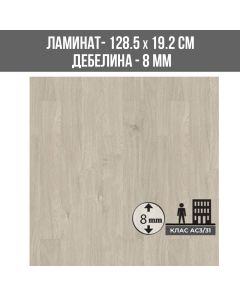 ЛАМИНИРАН ПАРКЕТ K337 8ММ 192/1285/АС3 NOVELA