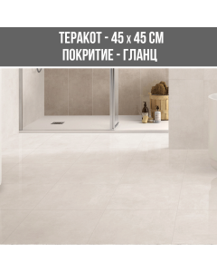 ТЕРАКОТ NIL IVORY 45/45 GLOSSY