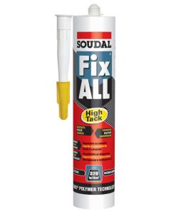 ЛЕПИЛО SOUDAL ФИКС ОЛ ХАЙ ТАК БЯЛ 290МЛ