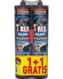 ПРОМО ПАКЕТ ЛЕПИЛО T-REX ПРОЗРАЧНО 310ГР