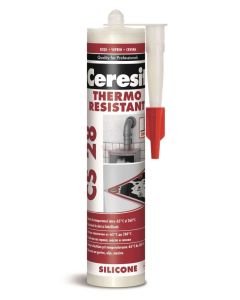 СИЛИКОН CERESIT CS28 ТЕРМОУСТОЙЧИВ 280МЛ
