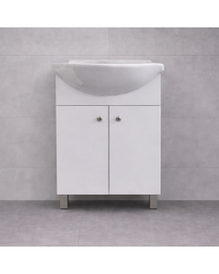 ДОЛЕН ШКАФ ЗА БАНЯ MANI - PVC, СТОЯЩ, 50/42,5/87 СМ