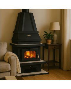 КАМИНА БУЛТРОН ЛИДЕР 18KW 83/61/200СМ