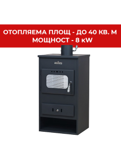 КАМИНА БУЛТРОН ИВА M 8KW 36/46/80СМ