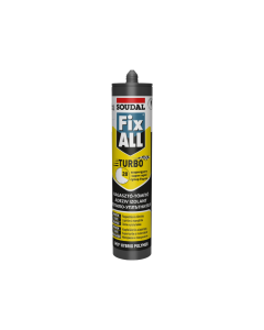 ЛЕПИЛО SOUDAL FIX ALL TURBO 290МЛ БЯЛО
