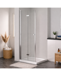 ПРЕГРАДЕН ПАРАВАН 80/200 СМ ПРОЗРАЧНО СТЪКЛО - 6 ММ