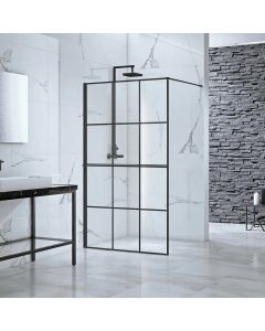 СТАЦИОНАРЕН ПАРАВАН 90/200 СМ ПРОЗРАЧНО СТЪКЛО - 8 ММ