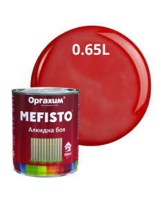 АЛКИДНА БОЯ MEFISTO RAL 3020 ЧЕРВЕНА 0.65Л/6