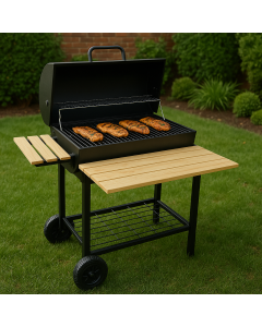 МЕТАЛНО БАРБЕКЮ НА ВЪГЛИЩА BARREL Д108/Ш71/В103