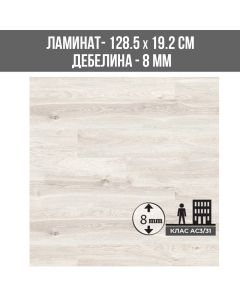 ЛАМИНИРАН ПАРКЕТ K396 8ММ 192/1285/АС3 NOVELA