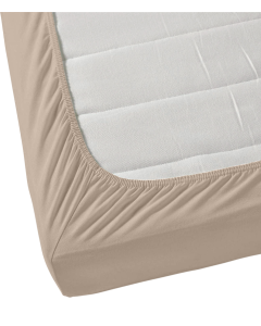 ЧАРШАФ ЛАСТИК 90/200+25СМ AMORE МОКА