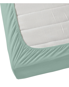 ЧАРШАФ ЛАСТИК 90/200+25СМ AMORE ЗЕЛЕН