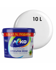 ЛАТЕКС ЛЕКО СРЕБЪРНИ ЙОНИ 8.5Л+1.5Л ГРАТ