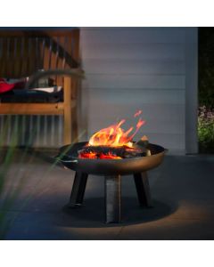 МЕТАЛНО БАРБЕКЮ ОГНИЩЕ С ДВЕ ДРЪЖКИ Ф55/32