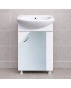 ДОЛЕН ШКАФ ЗА БАНЯ РОЗА - PVC, СТОЯЩ, 50/28/88 СМ