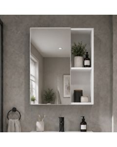 ШКАФ ЗА БАНЯ ГОРЕН ELEGANT С ОГЛЕДАЛО 48/68СМ