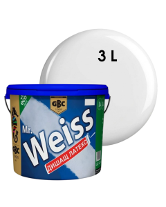 ЛАТЕКС ДИШАЩ MR.WEISS/БЯЛ 3Л