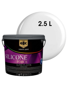 БОЯ ИНТЕРИОРНА SILICONE FORCE БЯЛА 2.5Л