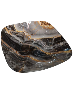 КУПА СТЪКЛО 23/23СМ MARBLE