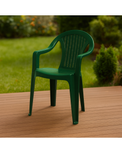 ГРАДИНСКИ СТОЛ MEGA С ПОДЛАКЪТНИЦИ PVC 56/42/78 СМ. ТЪМНОЗЕЛЕН