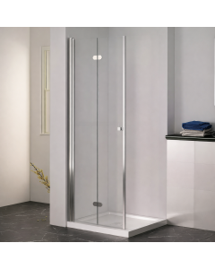 ПРЕГРАДЕН ПАРАВАН 90/200 СМ ПРОЗРАЧНО СТЪКЛО - 6 ММ