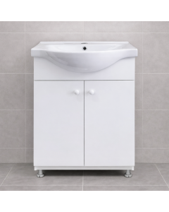 ДОЛЕН ШКАФ ЗА БАНЯ ДАНИ - PVC, СТОЯЩ, 50/42,5/87 СМ