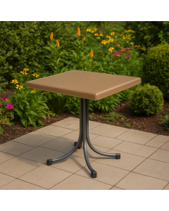 ГРАДИНСКА МАСА LADIN PVC 75/75/73 СМ КАПУЧИНО