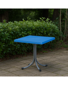 ГРАДИНСКА МАСА LADIN PVC 75/75/73 СМ СВЕТЛО СИНЯ