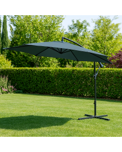 ГРАДИНСКИ ЧАДЪР ТИП БАНАН Ф300/250 СМ ТЪМНО СИВ