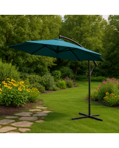 ЧАДЪР ТИП БАНАН 300СМ СЪС СТОЙКА AQUA