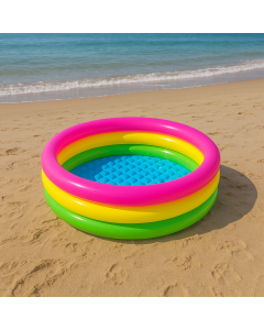 НАДУВАЕМ ДЕТСКИ БАСЕЙН 3 РИНГА Ф114/25 СМ