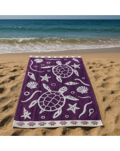 ПЛАЖНА КЪРПА 85/160СМ TURTLE ЛИЛАВА