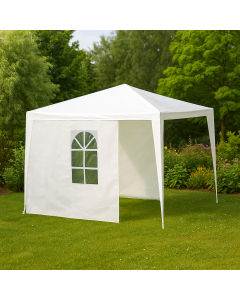 СТРАНИЦА С ПРОЗОРЕЦ ЗА ГРАДИНСКА ШАТРА LZ-342, 300 СМ., БЯЛА