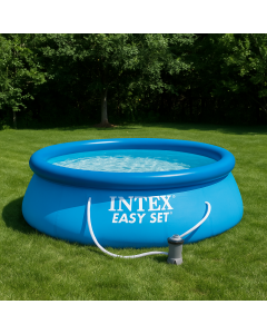 НАДУВАЕМ БАСЕЙН EASY SET С ФИЛТЪР И ПОМПА Ф244/61 СМ