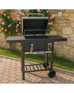 МЕТАЛНО БАРБЕКЮ НА ВЪГЛИЩА SMOKER Д108/Ш36/В96