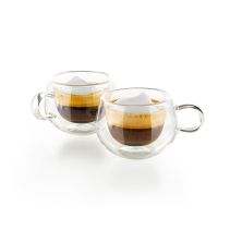 ЧАША ЗА ЕСПРЕСО С ДРЪЖКА COFFEINA 95ML 2БР