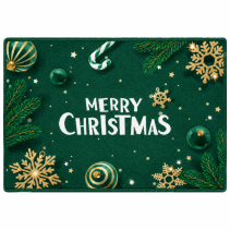 ИЗТРИВАЛКА PRINT 40/60CM XMAS ЗЕЛЕНА