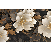 ИЗТРИВАЛКА PRINT 45/120CM WHITE FLOWERS
