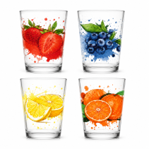 ЧАША ВИСОКА СТЪКЛО 205МЛ FRUIT