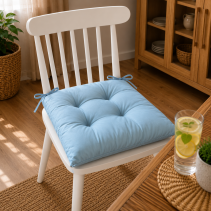 ВЪЗГЛАВНИЦА ЗА СТОЛ 40/40СМ LIGHT BLUE