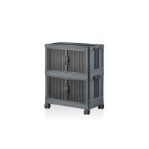 ШКАФ PVC СГЪВАЕМ FOLD&GO 2НИВАХ55Л АНТРАЦИТ