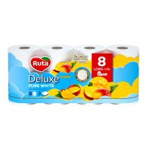ТОАЛЕТНА ХАРТИЯ PUR DELUX MANGO 8БР/3ПЛ