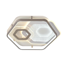 LED ПЛАФОН 84W БЯЛ/СИВ CCT ДИСТ