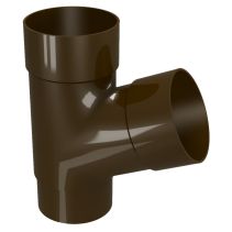 УТКА Ф80 RAINPIPE 67.5°КАФЯВА/20