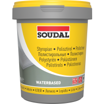 ЛЕПИЛО SOUDAL ПОЛИСТИРЕНОВО БЯЛО 1КГ