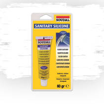 СИЛИКОН SOUDAL САНИТАРЕН БЯЛ 60Г