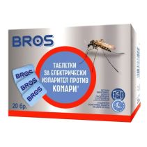 ТАБЛЕТКИ БРОС ЗА ЕЛЕКТРИЧЕСКИ ИЗПАРИТЕЛ ПРОТИВ КОМАРИ