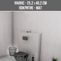 ФАЯНС BACCARIN GREY 25.2/40.2