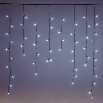 ЗАВЕСА ВИСУЛКИ 80LED 2М/0.5М 220V БЯЛА