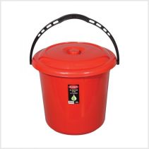 КОФА PVC КРЪГЛА С КАПАК 15Л N4 UP624